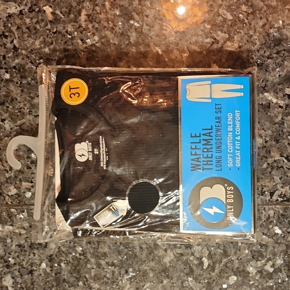 3 T long underwear set.